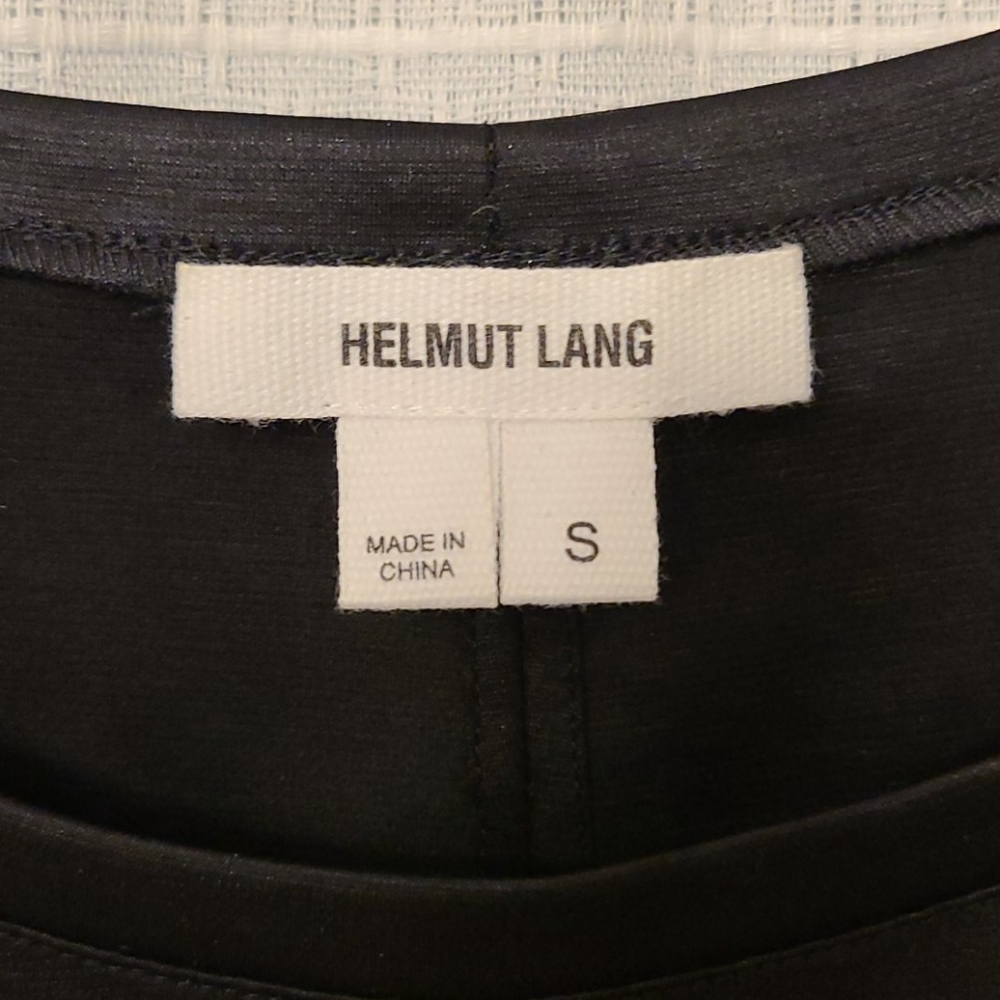 Black Helmut Lang Top With Open Back - image 4